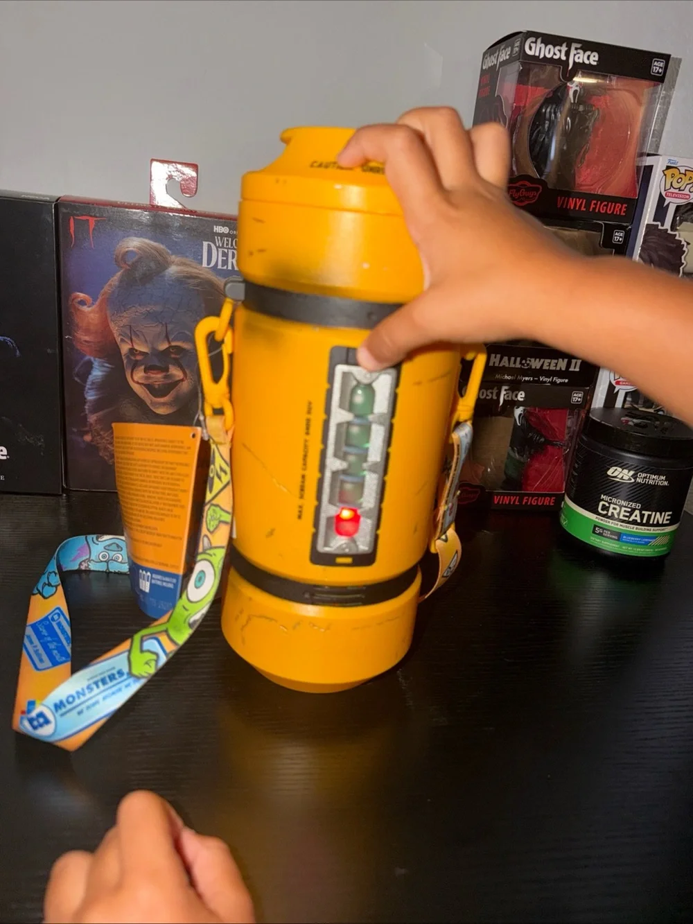 Disney Yellow Insulated Party Drink Container with Themed Strap